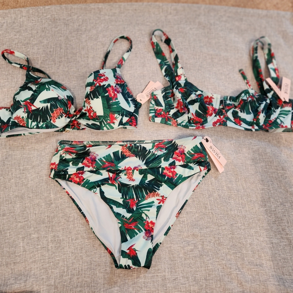 Victoria's Secret New Bathing Suit Set 3 Pieces Small